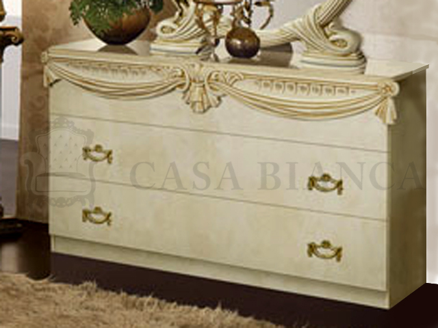 イタリア CAMELGROUP 寝室 ベッド チェスト 人気 白 スワロ ゴールド 鏡面 サルタレッリ比較 アマルフィ フローレンス ヴェルサイユ